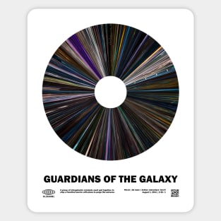 minimal_Guardians_of_the_Galaxy Warp Barcode Movie Sticker